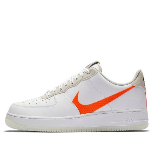 ナイキ 白色 ホワイト 橙 オレンジ エアフォース ORANGE SWOOSH スニーカー メンズ NIKE AIR FORCE 1 LOW CD0888-100 / WHITE ORANGE