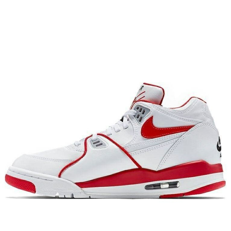 ナイキ フライト 黒色 ブラック 赤 レッド RON HARPER スニーカー メンズ NIKE AIR FLIGHT 89 819665-100 / WHIRE BLACK GYM RED