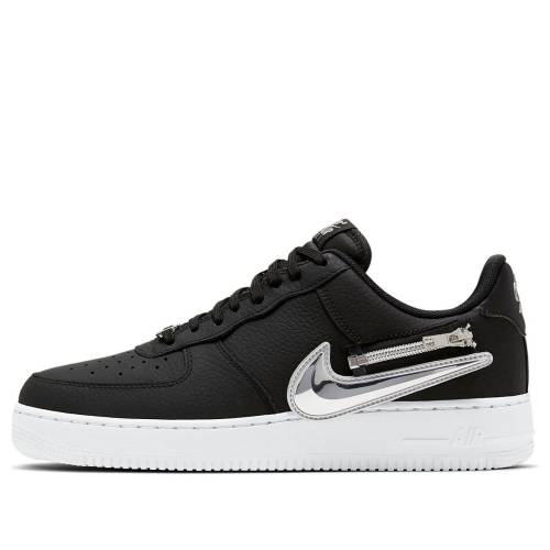 ナイキ プレミアム 黒色 ブラック エアフォース '07 'SILVER SWOOSH' スニーカー メンズ NIKE AIR FORCE 1 PREMIUM CW6558-001 / BLACK|スニケス