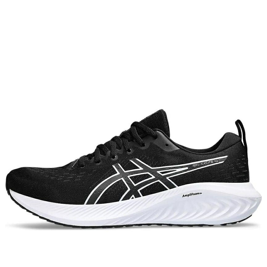 アシックス 黒色 ブラック 白色 ホワイト 'BLACK WHITE' スニーカー メンズ ASICS GEL-EXCITE 10 1011B600-003 / BLACK WHITE