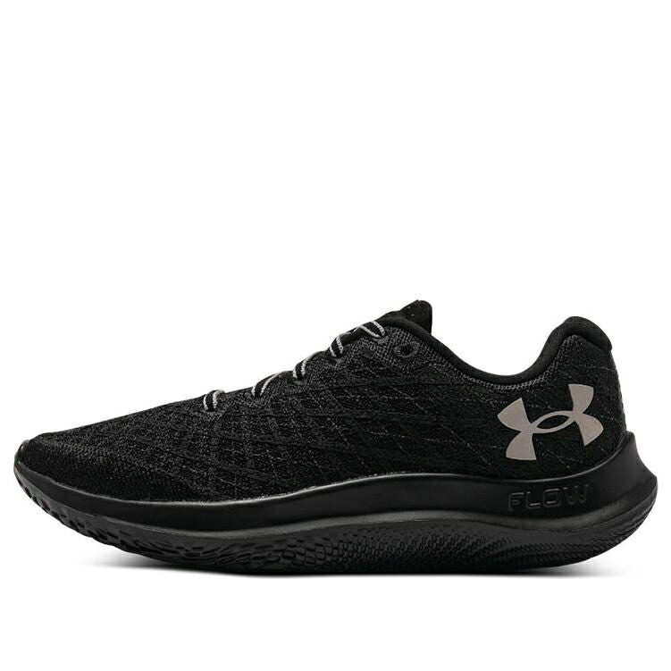 流れ受け答え 黒いこと 黒いこと アンダーアーマー \u0027BLACK\u0027 スニーカー メンズ UNDER ARMOUR UNDER ARMOUR FLOW VELOCITI WIND 2 CN 3025652-004 / BLACK