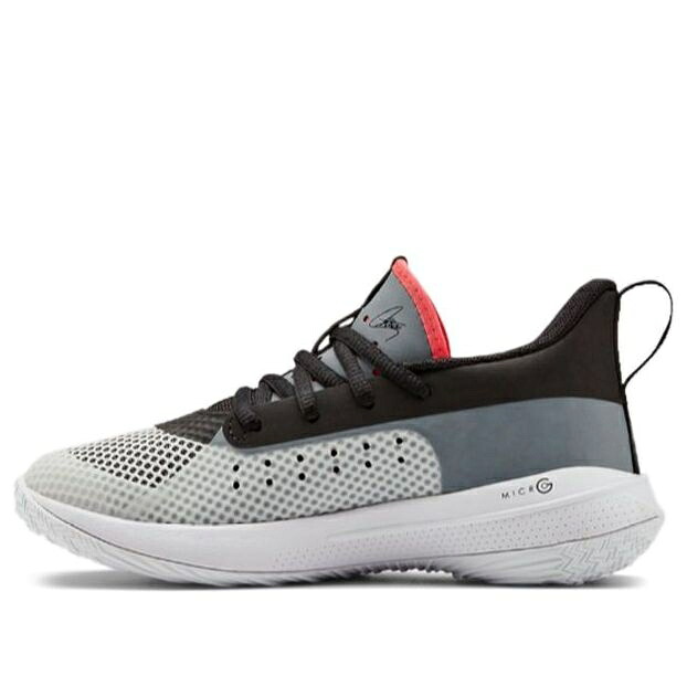 カリー 白色 ホワイト 黒色 ブラック 赤 レッド 灰色 グレー アンダーアーマー 'UNDRTD' ジュニア キッズ UNDER ARMOUR (PS) UNDER ARMOUR CURRY 7 LITTLE 3022114-100 / WHITE BLACK BETA RED HALO GREY ベビー マタ