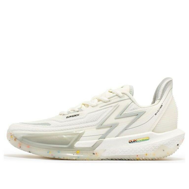 クイック プロ 白色 ホワイト ベージュ 4.0 'MIRO' スニーカー メンズ 361 DEGREES 361 DEGREES BIG3 QUICK PRO 672331114-3 / WHITE BEIGE
