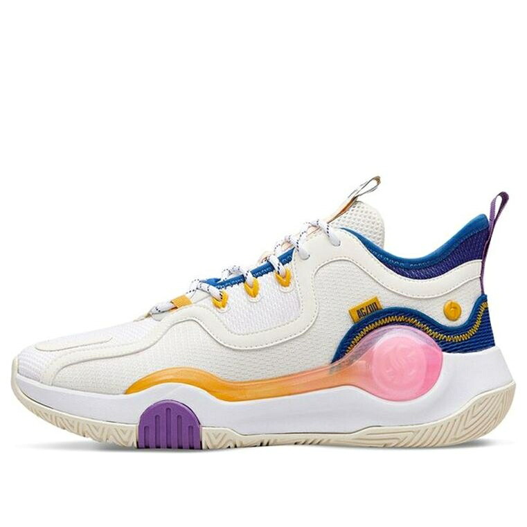 白いこと 白いこと 黄味がかった 黄色 \u0027WHITE YELLOW\u0027 スニーカー メンズ 361 DEGREES 361 DEGREES AG PULL UP AARON GORDON 672131106-1 / WHITE YELLOW