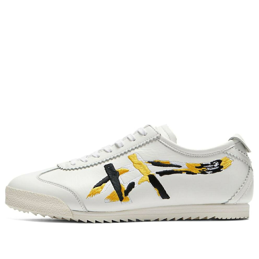 メキシコ デラックス 白色 ホワイト 黄色 イエロー オニツカタイガー 'WHITE YELLOW' スニーカー レディース ONITSUKA TIGER (WMNS) ONITSUKA TIGER MEXICO 66 DELUXE VIBRANT 1182A625-101 / WHITE VIBRANT YELLOW