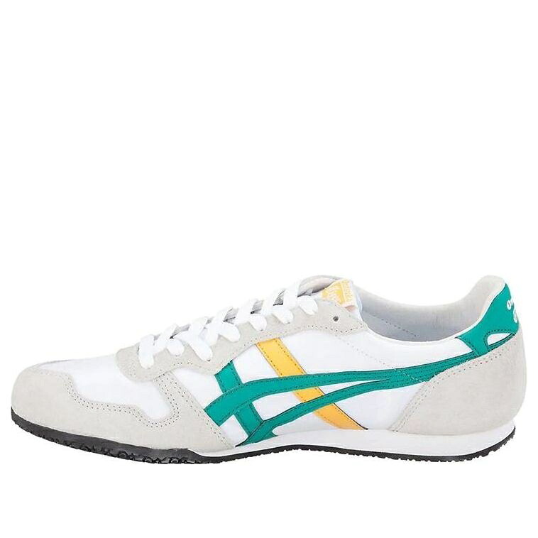 緑 グリーン オニツカタイガー 'WHITE YELLOW' スニーカー メンズ ONITSUKA TIGER ONITSUKA TIGER SERRANO GREEN 1183A237-101 / WHITEGREENYELLOW