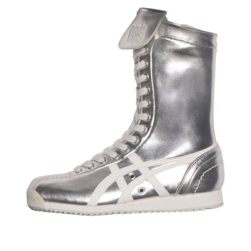 メキシコ 銀色 シルバー ピュア 白色 ホワイト オニツカタイガー 'PURE WHITE' スニーカー メンズ ONITSUKA TIGER ONITSUKA TIGER MEXICO 66 BOXING SILVER OFF 1183C454-020 / PURE SILVER OFF WHITE｜スニケス