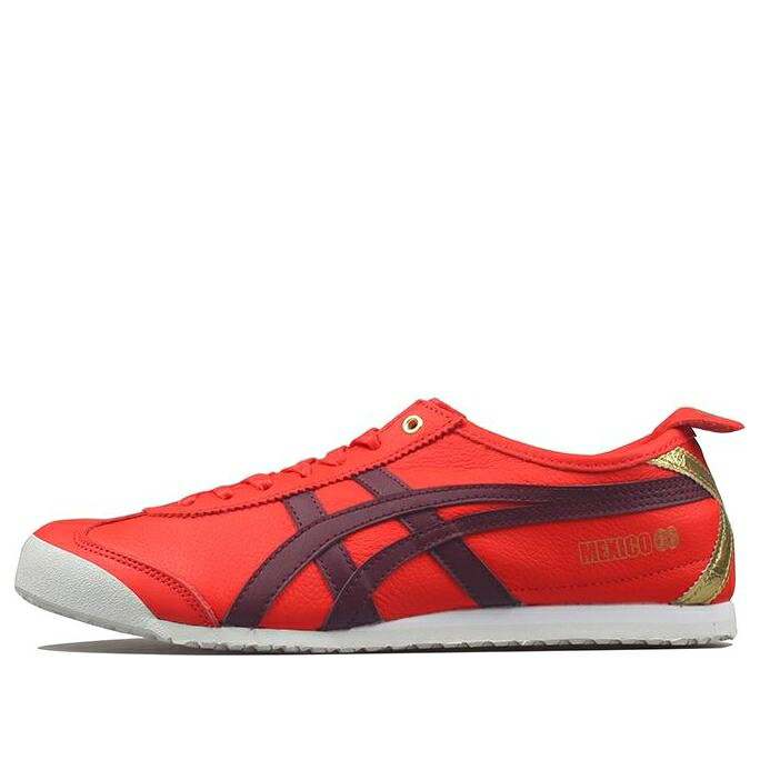 メキシコ合衆国 赤 赤いこと オニツカタイガー \u0027BROWN RED\u0027 スニーカー メンズ ONITSUKA TIGER ONITSUKA TIGER MEXICO 66 1183B511-600 / RED