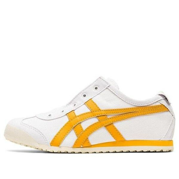 メキシコ 白色 ホワイト 黄色 イエロー オニツカタイガー 'WHITE YELLOW' ジュニア キッズ ONITSUKA TIGER ONITSUKA TIGER MEXICO 66 1184A085-101 / WHITE YELLOW ベビー マタニティ スニーカー