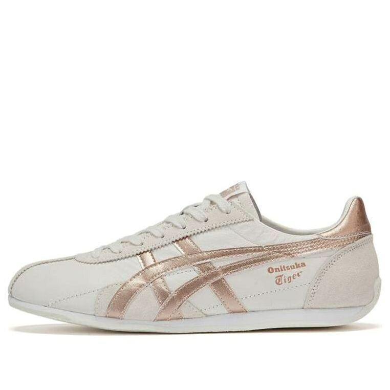 サクラ色 ゴールド オニツカタイガー \u0027CREAMWHITE GOLD\u0027 スニーカー メンズ ONITSUKA TIGER ONITSUKA TIGER RUNSPARK ROSE 1183B480-100 / CREAMWHITE ROSE GOLD