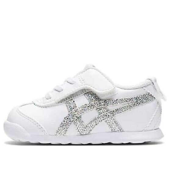 メキシコ 銀色 シルバー 白色 ホワイト オニツカタイガー 'WHITE GLITTER' ベビー ONITSUKA TIGER (TD) ONITSUKA TIGER MEXICO 66 SILVER 1184A173-101 / WHITE SILVER