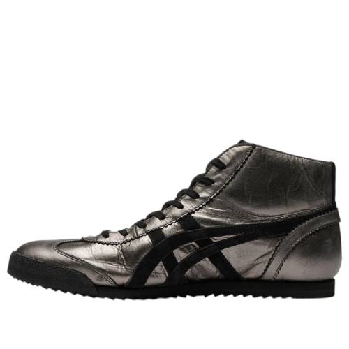 メキシコ ミッド デラックス 黒色 ブラック オニツカタイガー 'GUNMETAL BLACK' スニーカー メンズ ONITSUKA TIGER ONITSUKA TIGER MEXICO MID RUNNER DELUXE 1181A608-021 / GUNMETAL BLACK