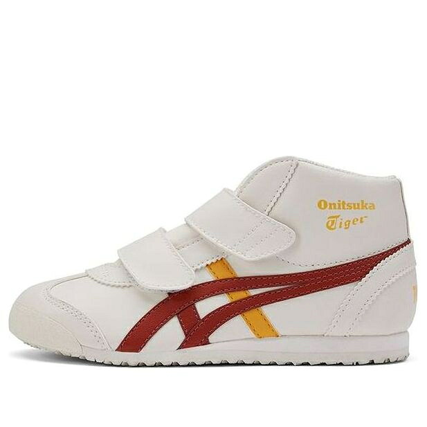 メキシコ ミッド 白色 ホワイト 赤 レッド 黄色 イエロー オニツカタイガー 'WHITE RED' ジュニア キッズ ONITSUKA TIGER (PS) ONITSUKA TIGER MEXICO MID RUNNER 1184A132-104 / WHITE RED YELLOW ベビー マタニティ 26,780円