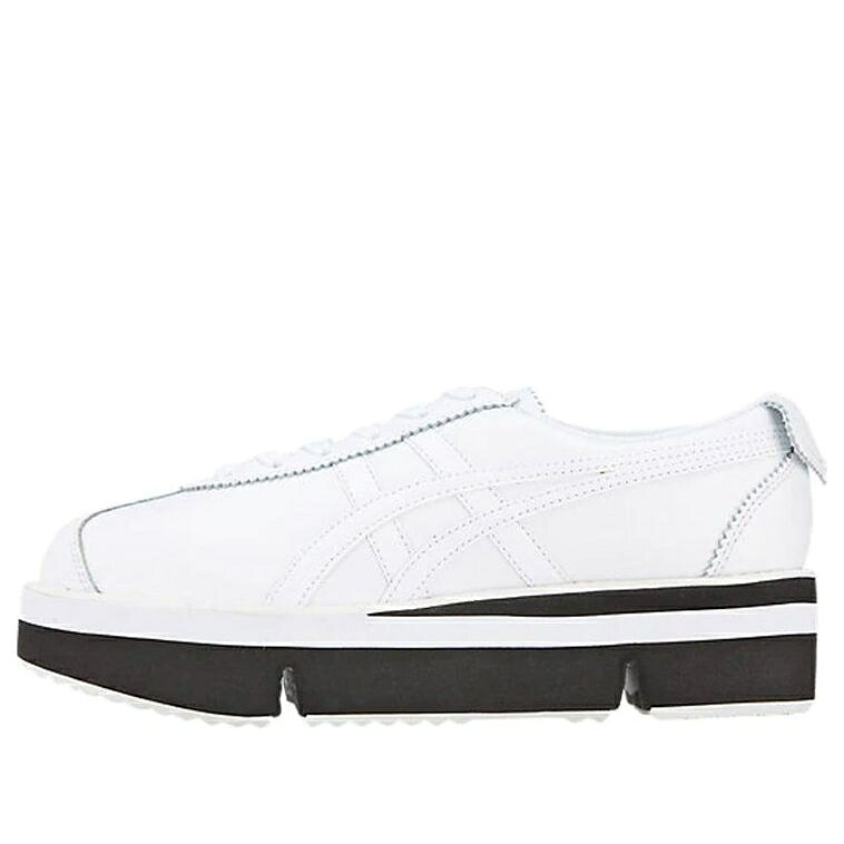 白色 ホワイト オニツカタイガー 'WHITE BLACK' スニーカー レディース ONITSUKA TIGER (WMNS) ONITSUKA TIGER POKKURI 1182A088-102 / WHITE|スニケス