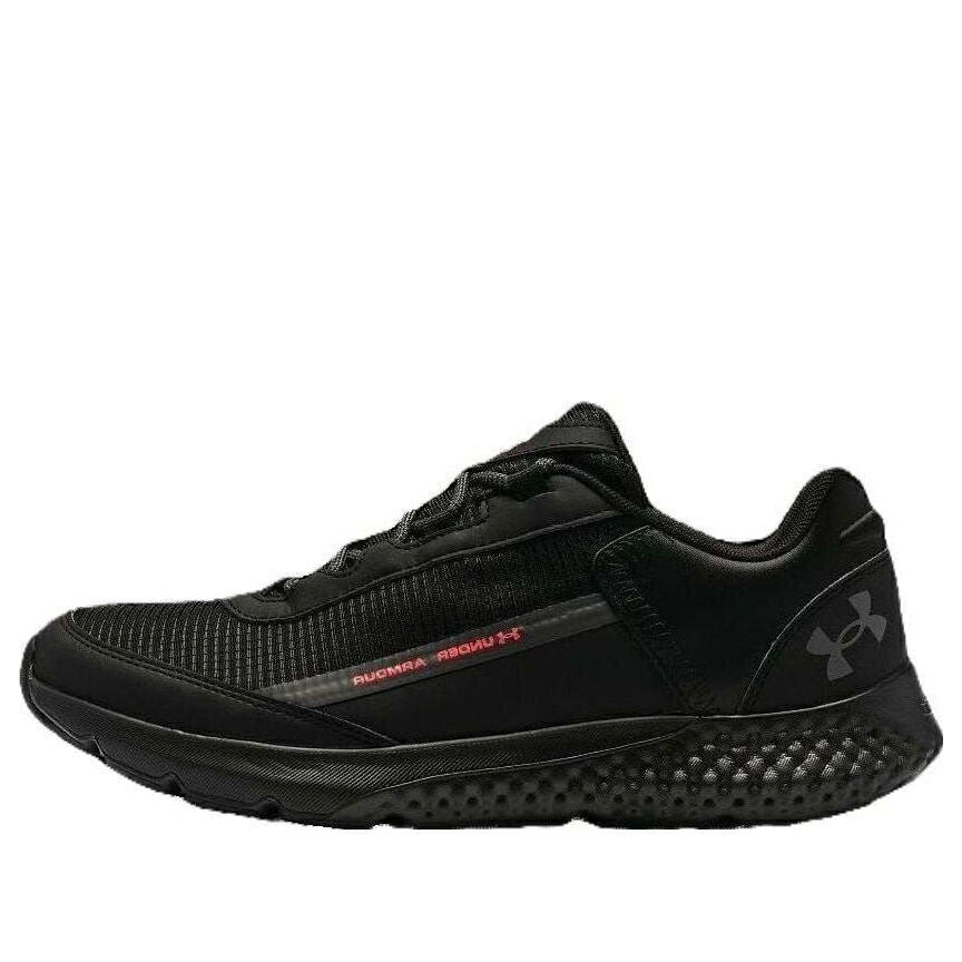 黒色 ブラック 赤 レッド アンダーアーマー BLACK RED スニーカー メンズ UNDER ARMOUR UNDER ARMOUR CHARGED ROGUE SE 3028444-001 / BLACK RED