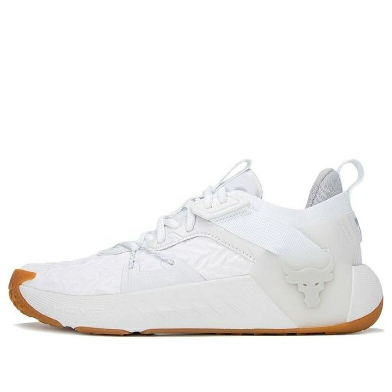 灰色 グレー グレイ 白色 ホワイト アンダーアーマー WHITE GUM スニーカー メンズ UNDER ARMOUR UNDER ARMOUR PROJECT ROCK 6 3026534-100 / GRAY WHITE