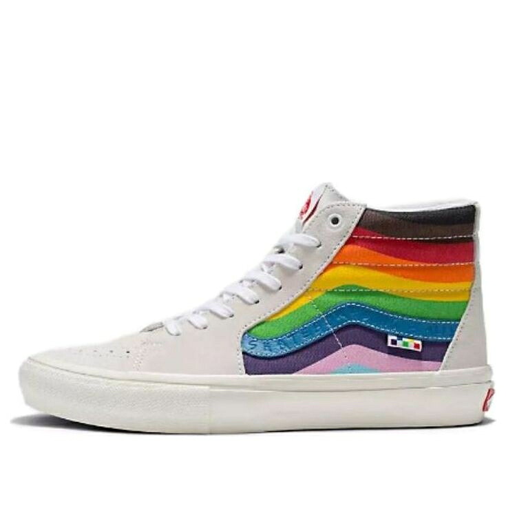 ヴァンズ バンズ 滑る御機嫌 白いこと 白いこと \u0027PRIDE\u0027 スニーカー メンズ VANS SK8-HI VN0A5FCCWTM / WHITE MULTI COLOR