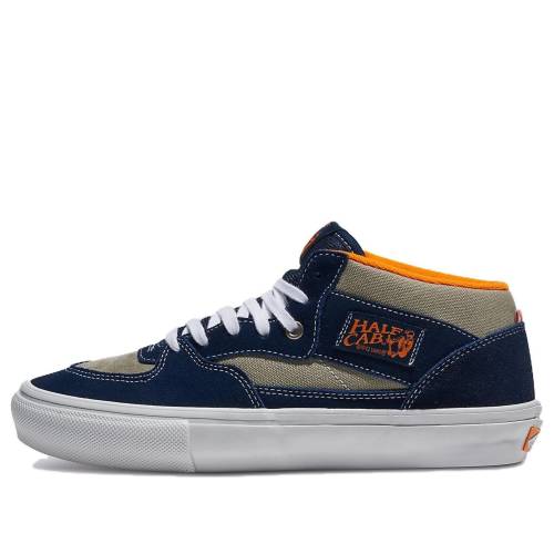 ヴァンズ バンズ 滑る 二分の一 紺色 米国海軍 ハーフキャブ \u0027SMOKE NAVY\u0027 スニーカー メンズ VANS SKATE HALF CAB VN0A5FCDY04 / SMOKE NAVY