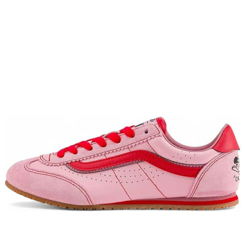 ヴァンズ バンズ さくら色 赤 赤いこと \u0027PINK RED\u0027 スニーカー メンズ VANS X RIRROO SUPER LOWPRO VN000D83FFP / PINK RED