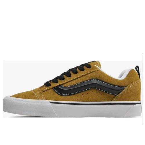 ヴァンズ バンズ 茶色 ブラウン 黒色 ブラック BROWN BLACK スニーカー メンズ VANS KNU SKOOL VN0009QC5QJ1 / BROWN BLACK