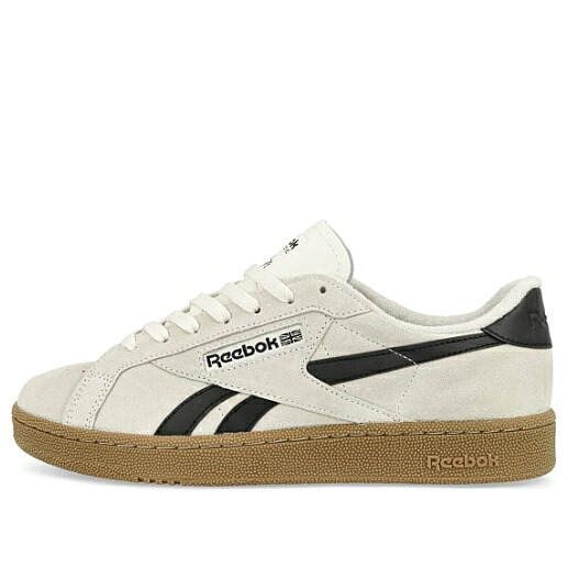 リーボック クラブ ラバー コア 黒色 ブラック 'CHALK GUM' スニーカー メンズ REEBOK CLUB C GROUNDS UK RUBBER 100033073 / CHALK CORE BLACK REEBOK