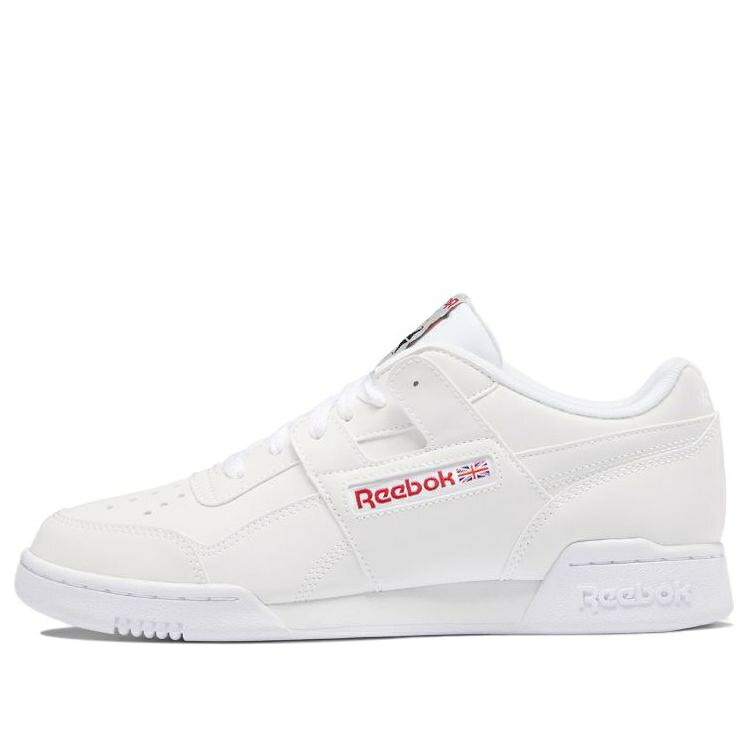 リーボック 細工物アウト 白いこと 白いこと 赤 赤いこと \u0027WHITE GREY\u0027 スニーカー メンズ REEBOK WORKOUT PLUS MU SKULL DV7238 / WHITE RED