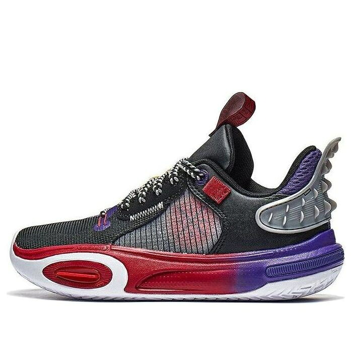 リーニン ウェイド シティ 紫 パープル 黒色 ブラック 赤 レッド 'BLACK RED' ジュニア キッズ LI-NING (GS) WADE ALL CITY 11 PURPLE YKBT018-53 / BLACK PURPLE RED ベビー マタニティ スニーカー