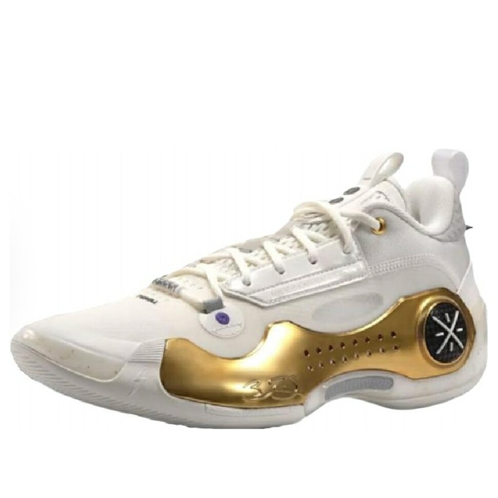 リーニン ウェイド 白いこと 白いこと ゴールド \u0027HONG EXCLUSIVE\u0027 スニーカー メンズ LI-NING WAY OF WADE 10 KONG ABAS083-34 / WHITE GOLD