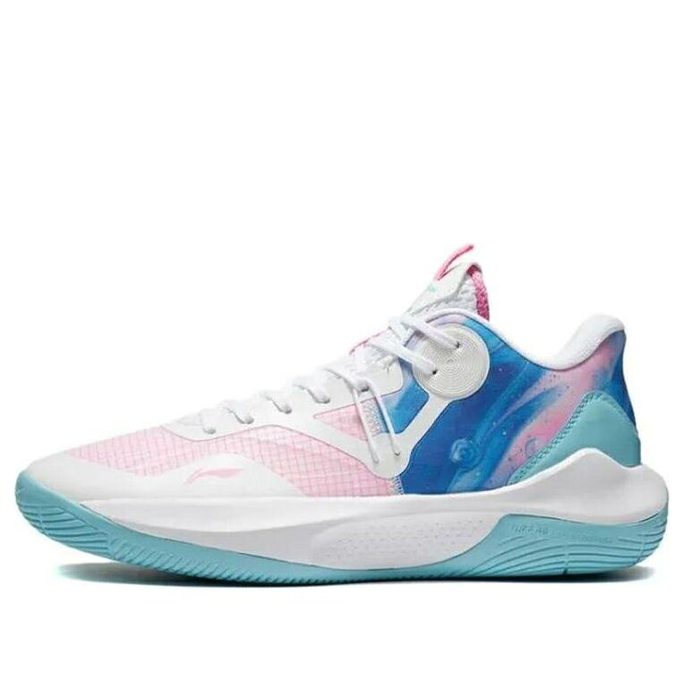 リーニン 野球クラブ 標準尺度 白いこと 白いこと サクラ色 \u0027WHITE PINK\u0027 スニーカー メンズ LI-NING SONIC 9 TEAM LOW PRISM ABPS023-1 / STANDARD WHITE PRISM PINK