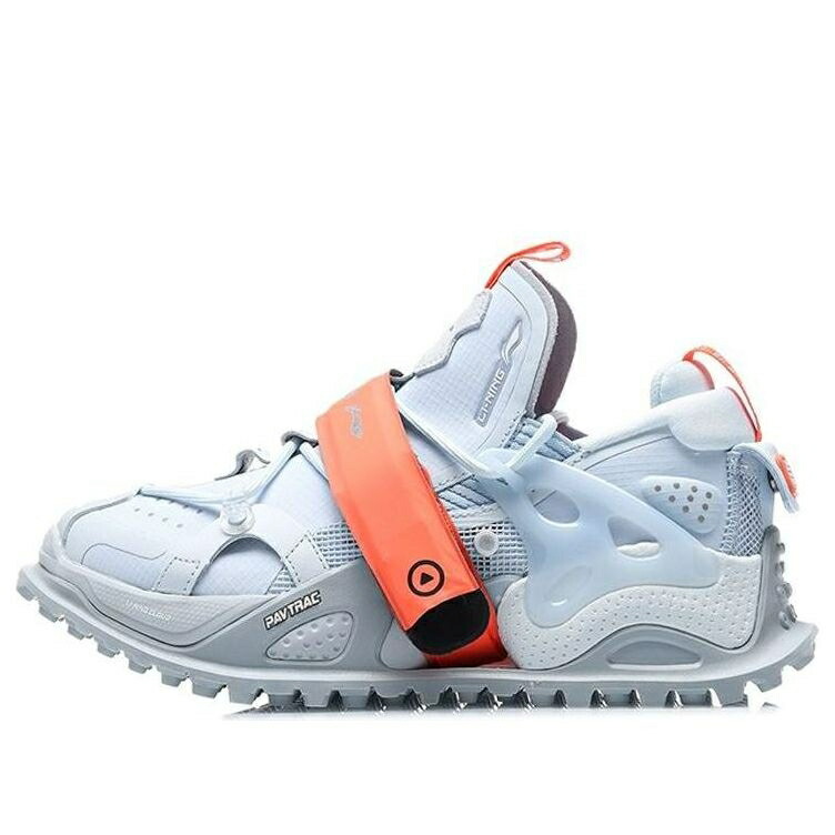 リーニン 灰色 グレー 青色 ブルー 'BLUE GREY' スニーカー レディース LI-NING (WMNS) TITAN HALO PARIS FASHION WEEK AGLQ076-1 / GREY BLUE