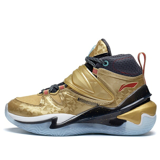 リーニン プレミアム ハイ ゴールド 黒色 ブラック 2.0 'GOLD BLACK' ジュニア キッズ LI-NING (GS) PIONEER PREMIUM HIGH YKBS084-1 / GOLD BLACK ベビー マタニティ スニーカー 25,234円