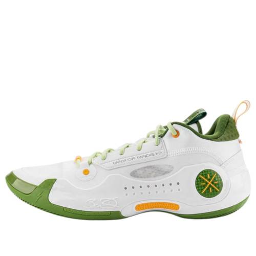 リーニン ウェイド 白いこと 白いこと 緑 緑であること \u0027WASABI\u0027 スニーカー メンズ LI-NING WAY OF WADE 10 LOW ABAS083-30 / WHITE GREEN WASABI