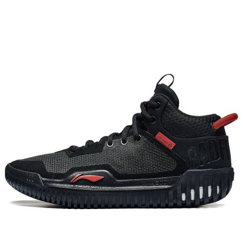 リーニン 黒いこと 黒いこと 赤 赤いこと \u0027BLACK RED\u0027 スニーカー メンズ LI-NING BADFIVE 3 ABFT025-2 / BLACK RED