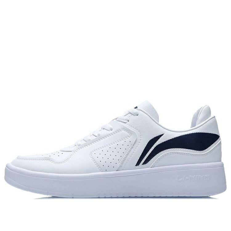 リーニン オーセンティック 白色 ホワイト 青色 ブルー 'WHITE BLUE' スニーカー メンズ LI-NING SPORT AUTHENTIC AGCQ251-6 / WHITE BLUE