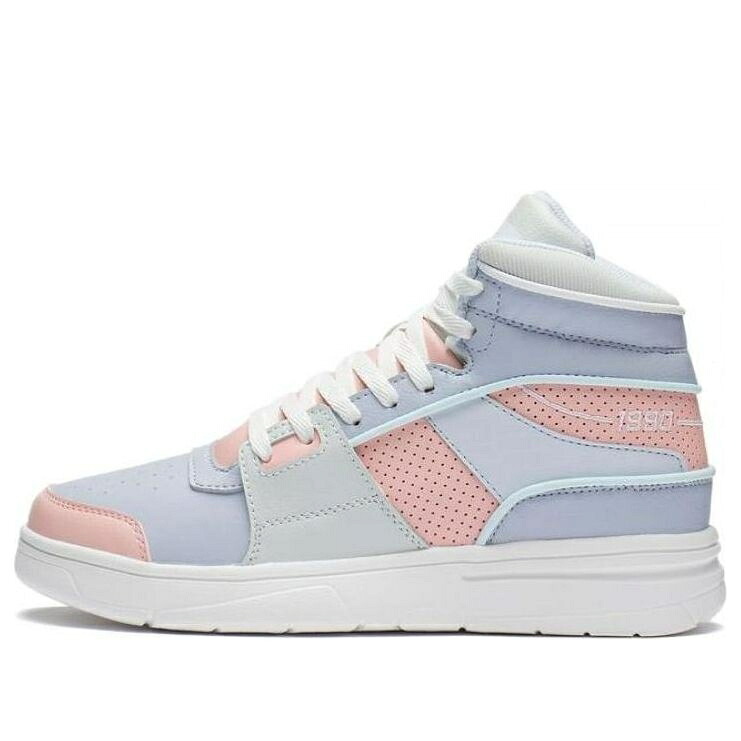 リーニン 御機嫌 スニーカー 運動すること靴 青み 青色 サクラ色 \u0027BLUE PINK\u0027 スニーカー レディース LI-NING (WMNS) WEIWU HIGH TOP SHOES ABCS098-3 / BLUE PINK