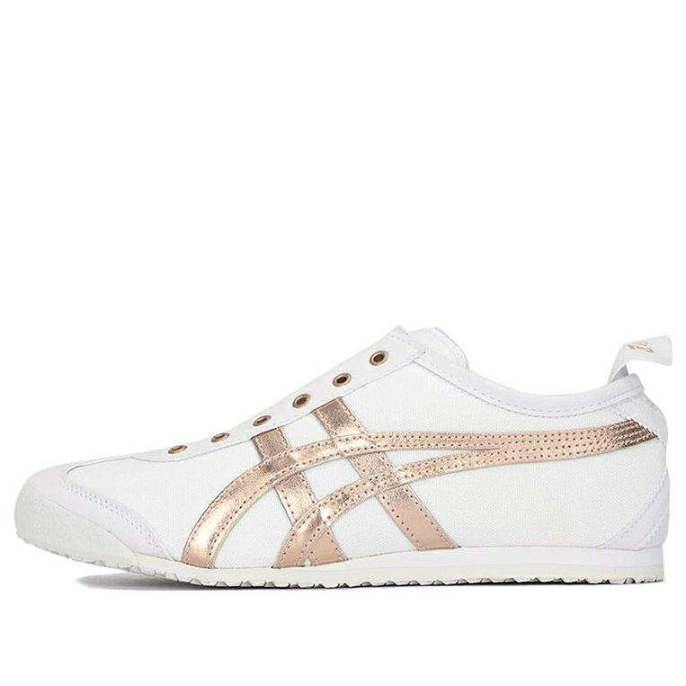 メキシコ合衆国 スリッポン 白いこと 白いこと サクラ色 オニツカタイガー \u0027WHITE PINK\u0027 スニーカー メンズ ONITSUKA TIGER ONITSUKA TIGER MEXICO 66 SLIP-ON 1183A962-100 / WHITE PINK