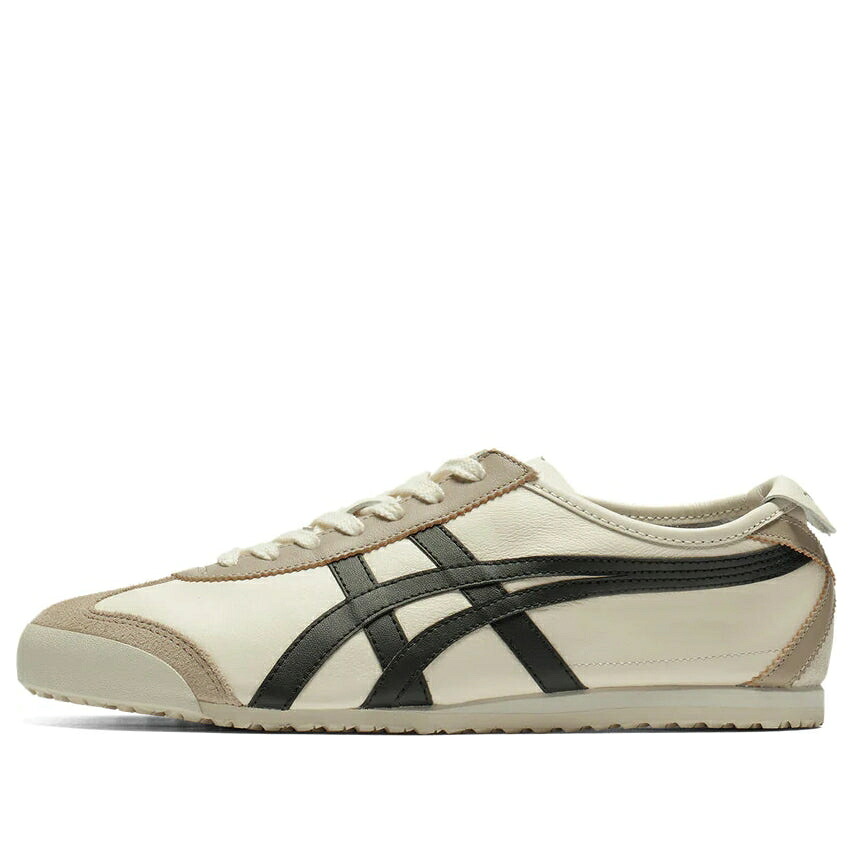 メキシコ合衆国 象牙色 黒いこと 黒いこと オニツカタイガー \u0027IVORY BLACK\u0027 スニーカー メンズ ONITSUKA TIGER ONITSUKA TIGER MEXICO 66 1183C102-752 / IVORY BLACK