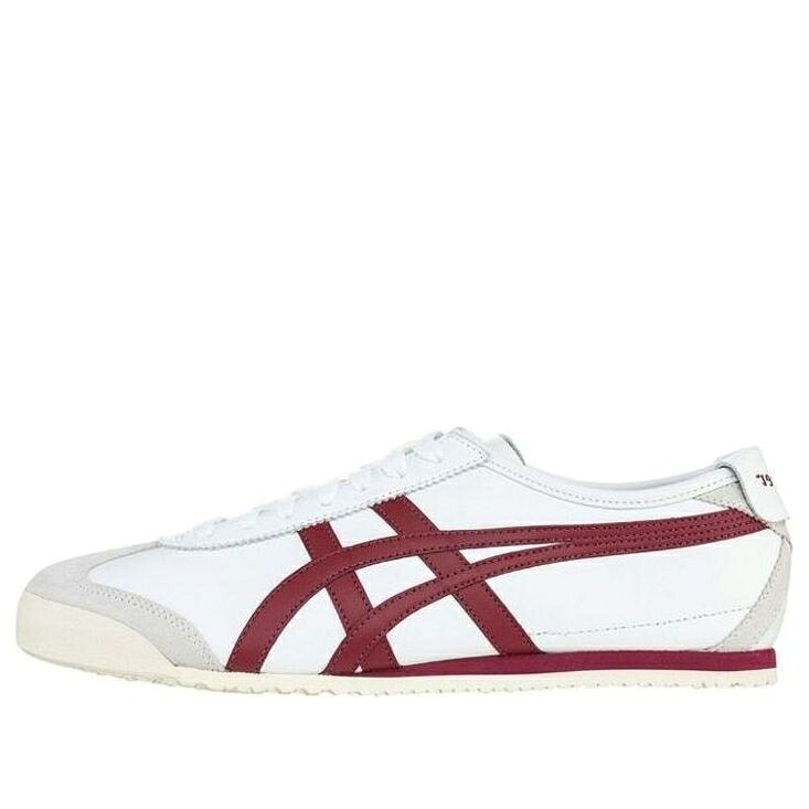 メキシコ合衆国 白いこと 白いこと 赤 赤いこと オニツカタイガー \u0027WHITE RED\u0027 スニーカー メンズ ONITSUKA TIGER ONITSUKA TIGER MEXICO 66 D4J2L-0125 / WHITE RED