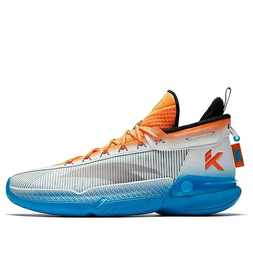 ベージュ 橙 オレンジ色 青味 青み \u0027BAY FOG\u0027 スニーカー メンズ ANTA KT9 KLAY THOMPSON AREA 112341101-8 / BEIGE ORANGE BLUE