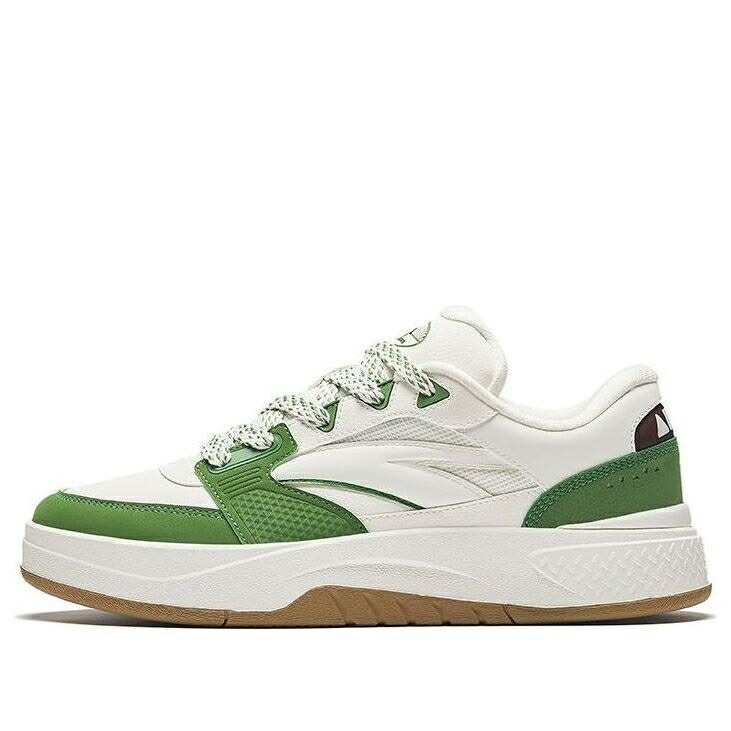 シリーズ 白色 ホワイト 緑 グリーン 黒色 ブラック WHITE GREEN スニーカー メンズ ANTA SKATEBOARDING SERIES SNEAKERS 912438012-2 / WHITE GREEN BLACK