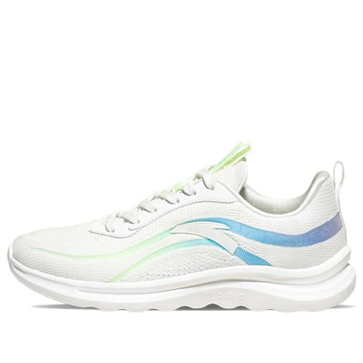 白色 ホワイト 緑 グリーン 青色 ブルー QUAN HONG スニーカー メンズ ANTA WUYUE DUZUN 2 112227710S-1 / WHITE GREEN BLUE