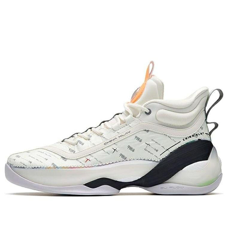 白いこと 白いこと 黒いこと 黒いこと 橙 オレンジ色 \u0027CHINA SPLASH\u0027 スニーカー メンズ ANTA KLAY THOMPSON 7 112231101-6 / WHITE BLACK ORANGE