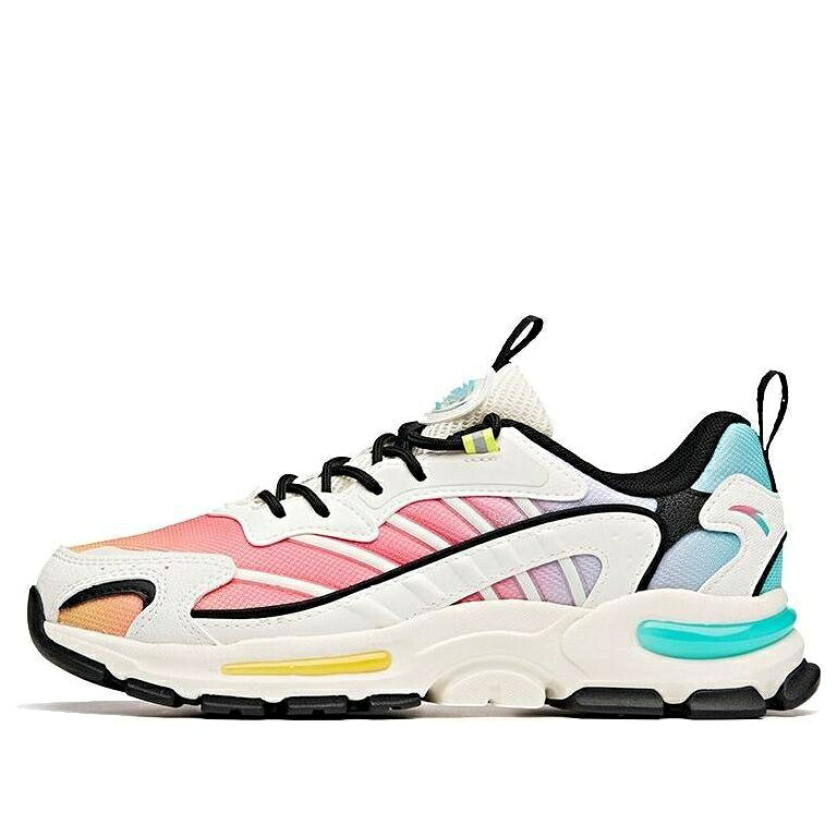 黒いこと 黒いこと \u0027WHITE GREEN\u0027 スニーカー レディース ANTA (WMNS) MILLENNIUM GLACIER BLACK 122028899-1 / MULTI COLOR