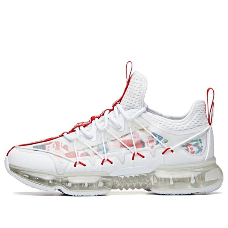 つづき物 白いこと 白いこと 赤 赤いこと \u0027WHITE\u0027 スニーカー メンズ ANTA X COCA COLA RUNNING SERIES SNEAKERS 912025505-9 / WHITE RED