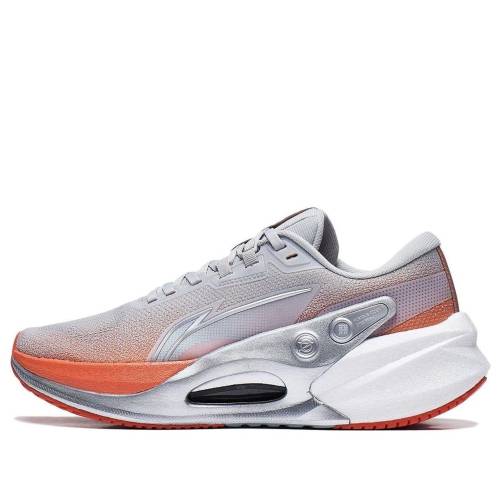 リーニン 灰色 グレー 橙 オレンジ 'GREY ORANGE' スニーカー メンズ LI-NING FURIOUS RIDER 7 ARZT007-4 / GREY ORANGE｜スニケス