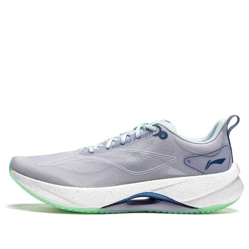 リーニン 青碧 青碧 薄墨色 薄墨色 緑 緑であること \u0027GREY GREEN\u0027 スニーカー レディース LI-NING (WMNS) SUPERLIGHT 21 BLUE ARBU002-34 / GREY BLUE GREEN