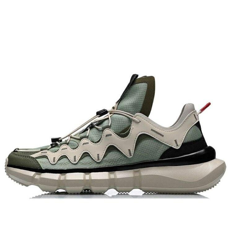 リーニン ライト 灰色 グレー 緑 グリーン 2.3 'GREY GREEN' スニーカー メンズ LI-NING ESSENCE LITE AGBR051-3 / GREY GREEN
