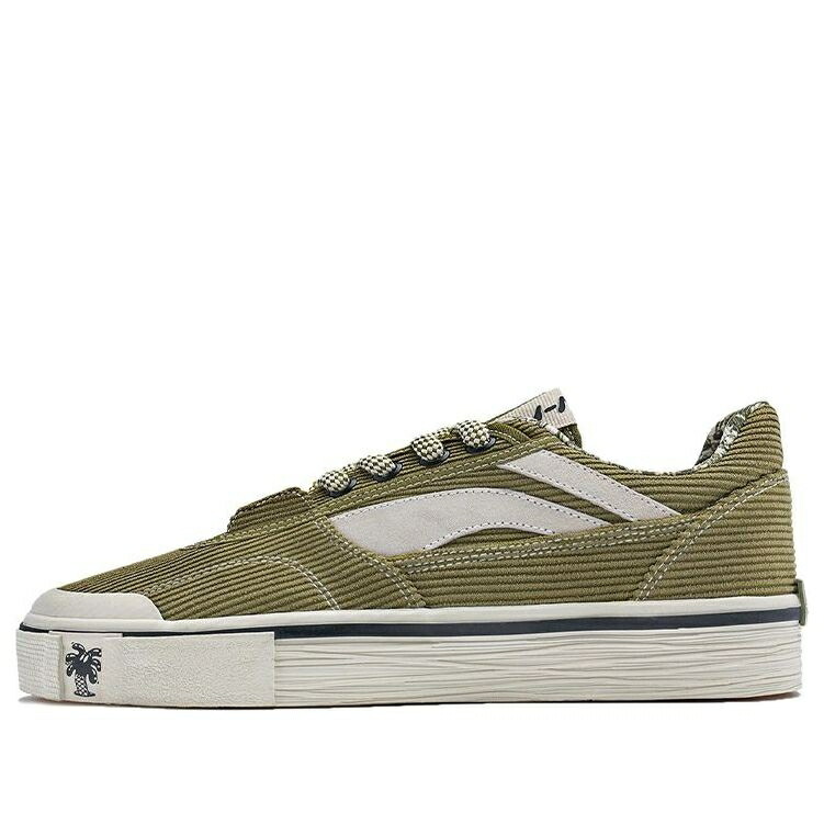リーニン 滑る スニーカー 運動すること靴 オリーブ 緑 緑であること 白いこと 白いこと \u0027OLIVE GREEN\u0027 スニーカー レディース LI-NING (WMNS) SKATE SHOES X STEVEN HARINGTON AECR106-2 / OLIVE GREEN WHITE