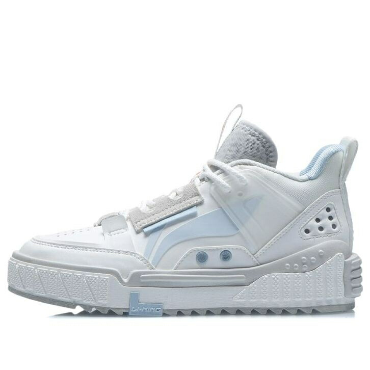 リーニン ミッド 白いこと 白いこと 青碧 青碧 NO.258 \u0027WHITE BLUE\u0027 スニーカー レディース LI-NING (WMNS) MID AGCR312-2 / WHITE BLUE