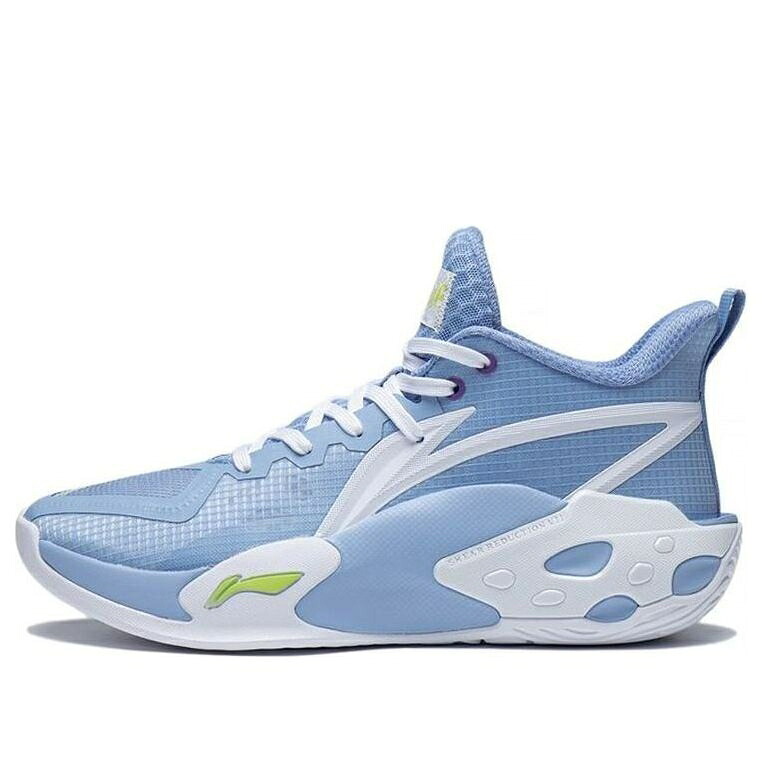 リーニン ミッド 青色 ブルー 白色 ホワイト 'BLUE WHITE' スニーカー メンズ LI-NING BADFIVE STORM 2022 MID ABFS007-5 / BLUE WHITE